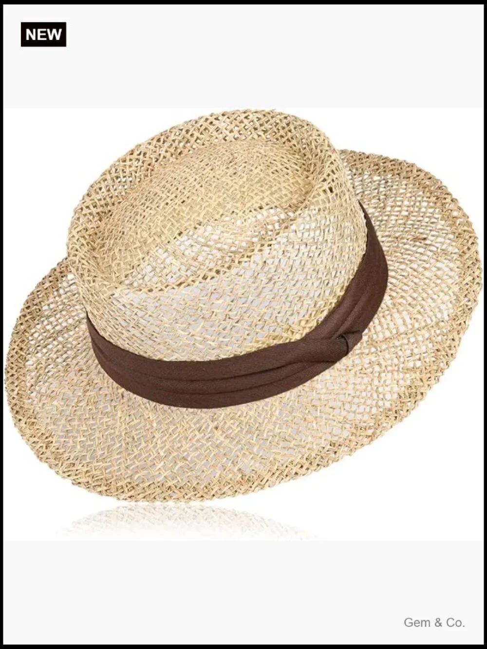 Hollow Out Straw Sun Hat for Women - Stylish Breathable Beach Vacation Visor